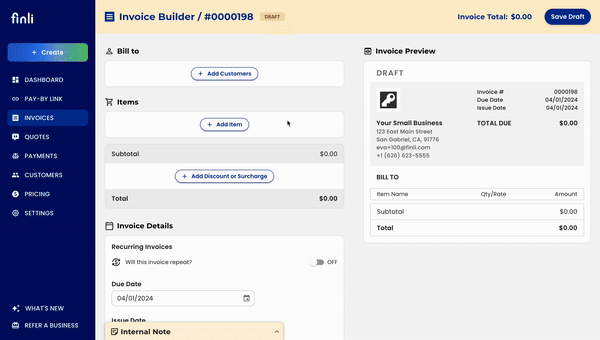 Batch Invoicing